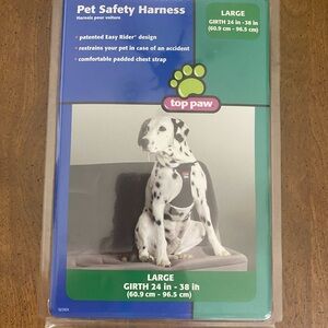 Top Paw Pet Safety Harness - Black